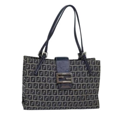 Pre-owned Canvas handbags Fendi Vintage , Blue , Dames