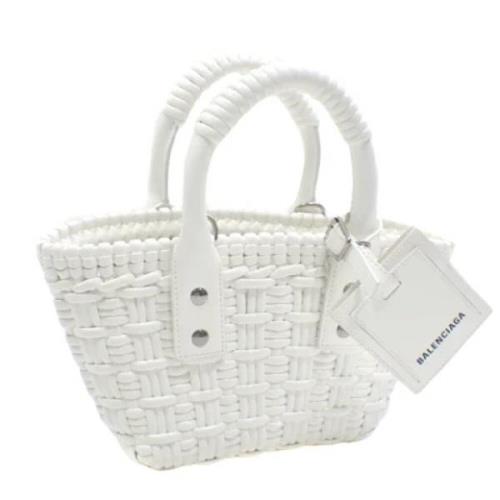 Pre-owned Polyester balenciaga-bags Balenciaga Vintage , White , Dames