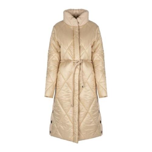 Klassieke jas met elegante kraag Liu Jo , Beige , Dames