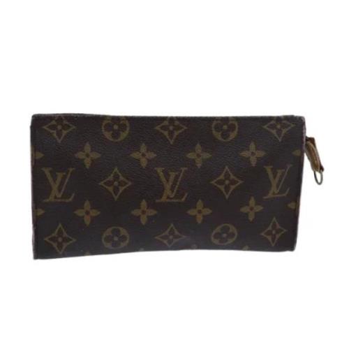 Pre-owned Canvas pouches Louis Vuitton Vintage , Brown , Dames