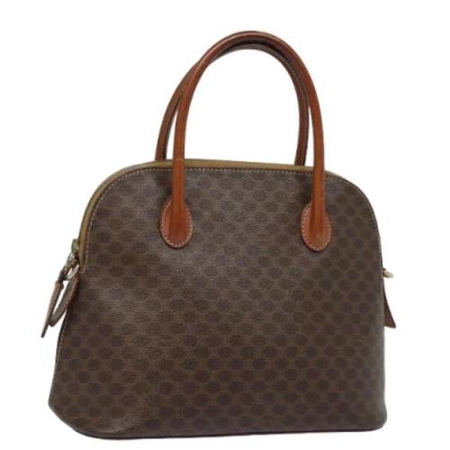 Pre-owned Leather handbags Celine Vintage , Brown , Dames