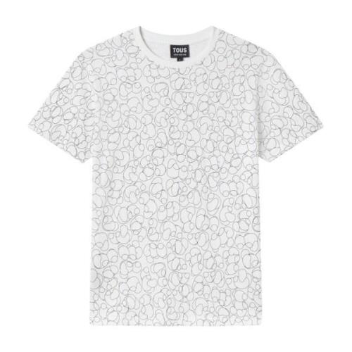 Witte Dames T-shirt Tous , White , Dames