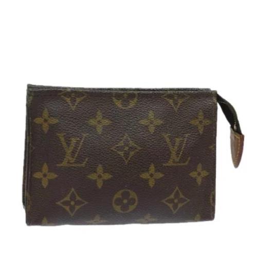 Pre-owned Canvas pouches Louis Vuitton Vintage , Brown , Dames