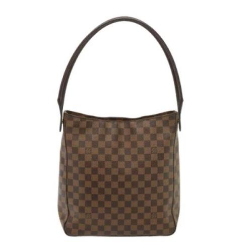 Pre-owned Canvas louis-vuitton-bags Louis Vuitton Vintage , Brown , Da...