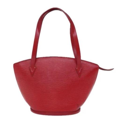 Pre-owned Leather louis-vuitton-bags Louis Vuitton Vintage , Red , Dam...