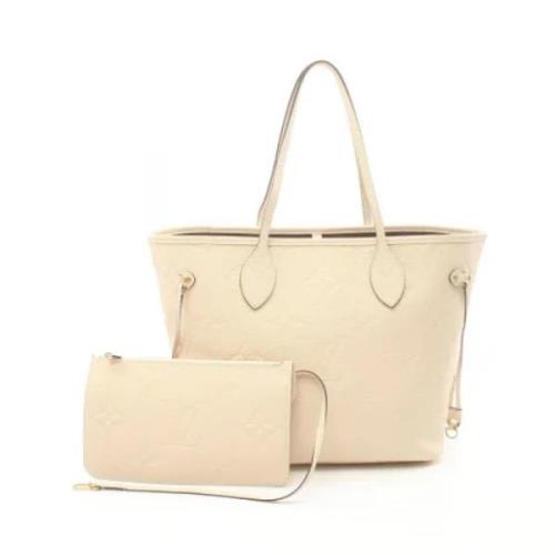 Pre-owned Canvas louis-vuitton-bags Louis Vuitton Vintage , Beige , Da...