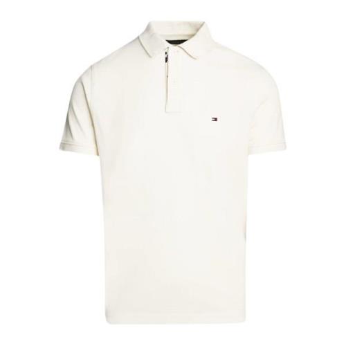 Heren Polo met Decoratieve Details Tommy Hilfiger , Beige , Heren