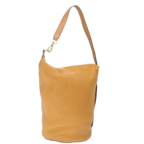 Pre-owned Leather celine-bags Celine Vintage , Beige , Dames