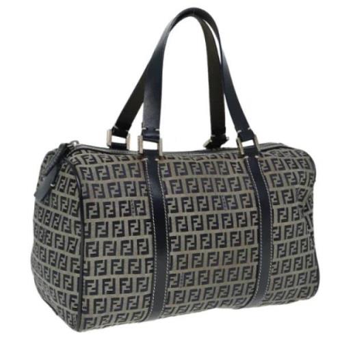 Pre-owned Canvas travel-bags Fendi Vintage , Blue , Dames