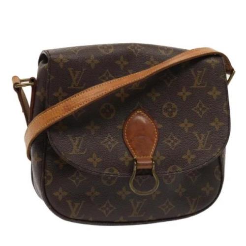 Pre-owned Canvas shoulder-bags Louis Vuitton Vintage , Brown , Dames