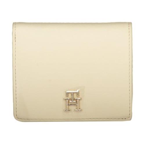 Beige Damesportemonnee met Rits Sluiting Tommy Hilfiger , Beige , Dame...