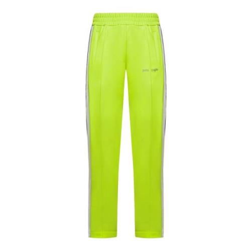 Fluo Gele Track Pants met Strepen Palm Angels , Green , Heren