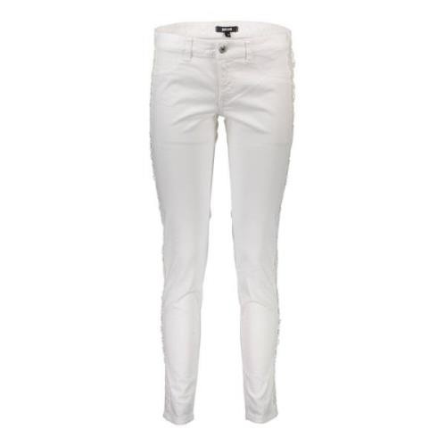 Witte Damesbroek met Logo Just Cavalli , White , Dames