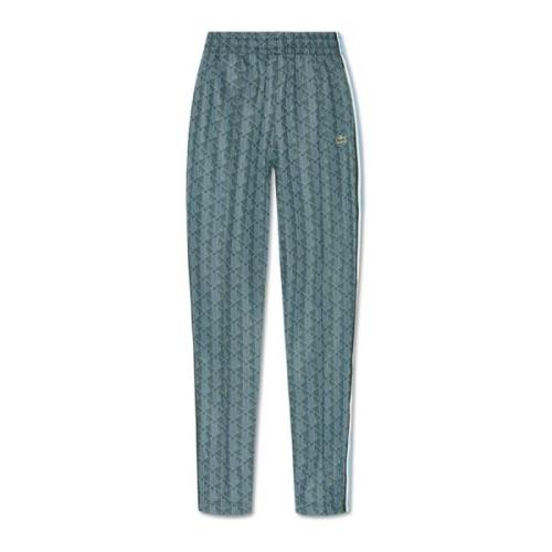 Sweatpants met monogram Lacoste , Green , Heren