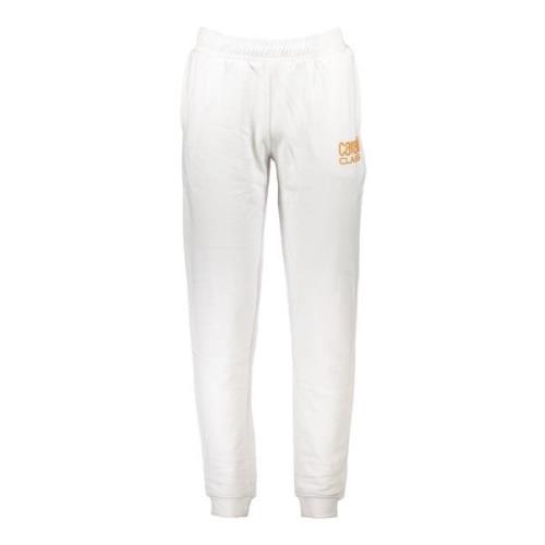 Sportieve witte herenbroek met elastische taille Cavalli Class , White...