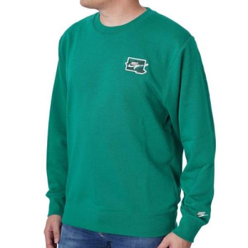 Heren Logo Sweater Nike , Green , Heren