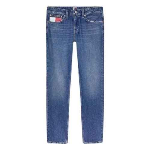 Slim Fit Faded Denim Jeans Tommy Hilfiger , Blue , Heren