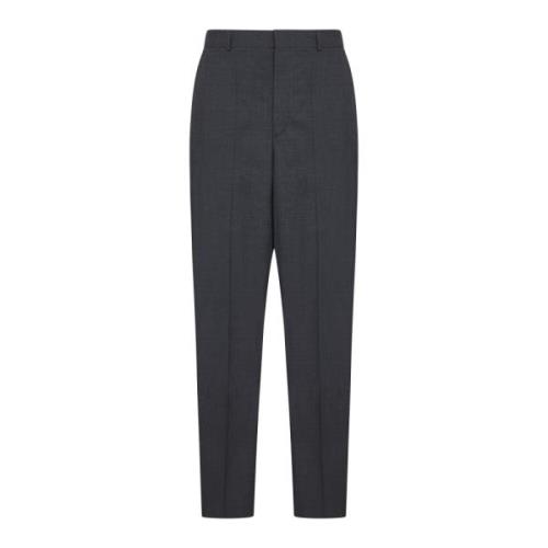 Grijze Maatwerk Wollen Broek Valentino , Gray , Heren