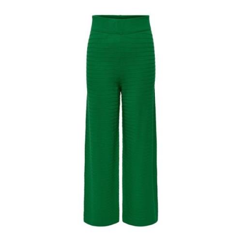 Cata Gebreide Broek Only , Green , Dames