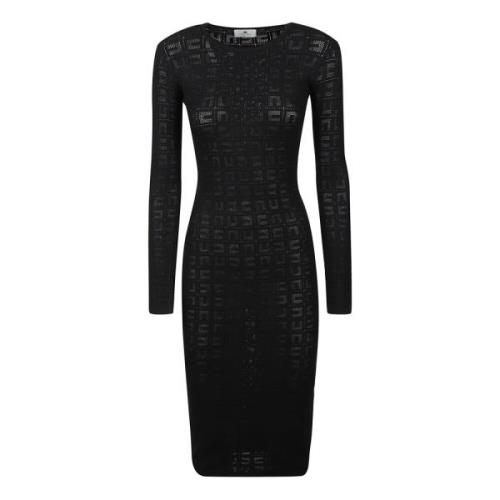 Elegante Avondjurk voor Vrouwen Elisabetta Franchi , Black , Dames