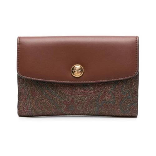 Bruine Elegant Damesportemonnee Etro , Brown , Dames