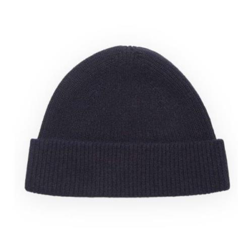 Kasjmier Beanie Muts Ermenegildo Zegna , Blue , Heren