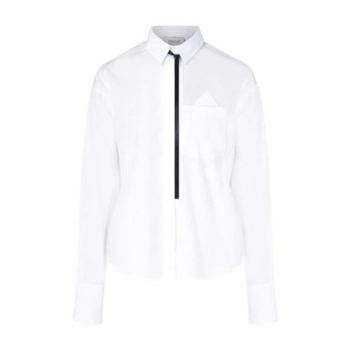 Witte Gesso Shirt Sportmax , White , Dames