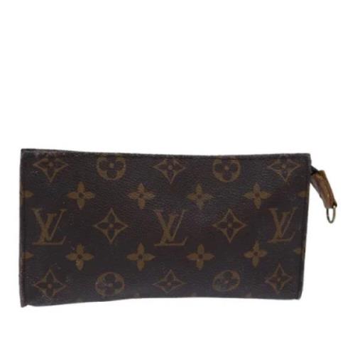 Pre-owned Canvas pouches Louis Vuitton Vintage , Brown , Dames