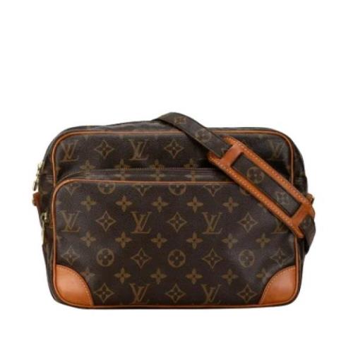 Pre-owned Canvas louis-vuitton-bags Louis Vuitton Vintage , Brown , Da...