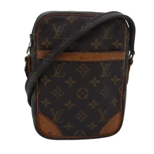 Pre-owned Canvas shoulder-bags Louis Vuitton Vintage , Brown , Dames