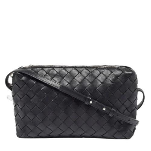 Pre-owned Leather crossbody-bags Bottega Veneta Vintage , Black , Dame...