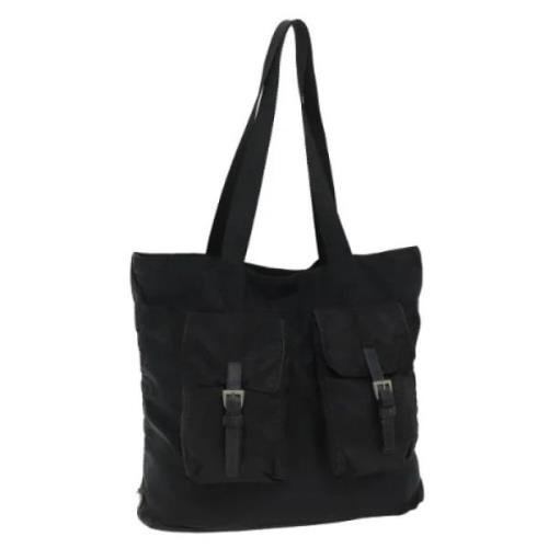 Pre-owned Nylon totes Prada Vintage , Black , Dames