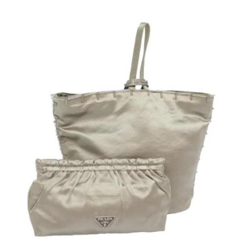 Pre-owned Nylon handbags Prada Vintage , Gray , Dames