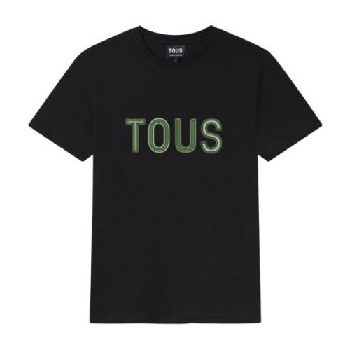 Zwarte dames T-shirt Tous , Black , Dames