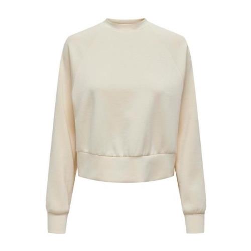 Eldora Crew Neck Dames Sweatshirt Jacqueline de Yong , Beige , Dames