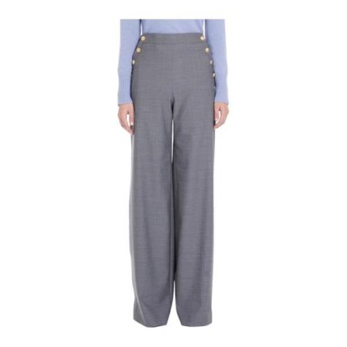 Grijze Cammeo Broek Max Mara Studio , Gray , Dames