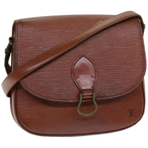 Pre-owned Leather shoulder-bags Louis Vuitton Vintage , Brown , Dames