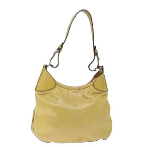 Pre-owned Leather prada-bags Prada Vintage , Yellow , Dames