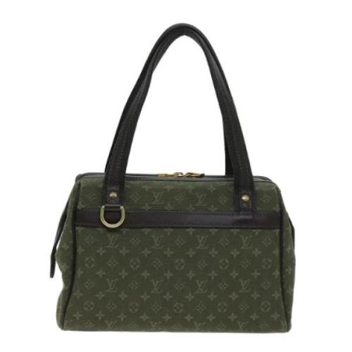 Pre-owned Canvas louis-vuitton-bags Louis Vuitton Vintage , Green , Da...