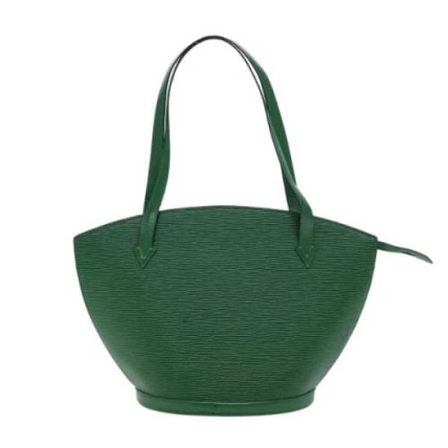 Pre-owned Leather louis-vuitton-bags Louis Vuitton Vintage , Green , D...