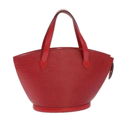 Pre-owned Leather shoulder-bags Louis Vuitton Vintage , Red , Dames