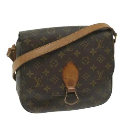 Pre-owned Canvas shoulder-bags Louis Vuitton Vintage , Brown , Dames