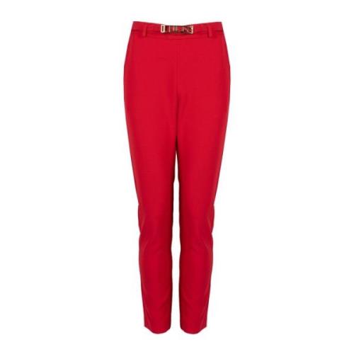 Elegante Slim Fit Broek Liu Jo , Red , Dames