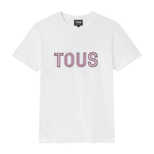 Witte Dames T-shirt Tous , White , Dames