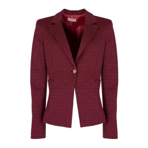 Klassieke Blazer voor Vrouwen Liu Jo , Pink , Dames