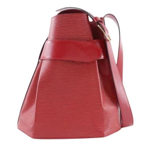 Pre-owned Leather louis-vuitton-bags Louis Vuitton Vintage , Red , Dam...