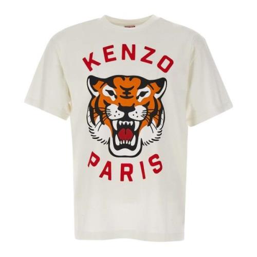 Paris T-shirts en Polos Wit Kenzo , White , Heren