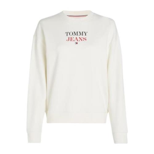 Boxy Essential Sweatshirt Tommy Hilfiger , Beige , Dames