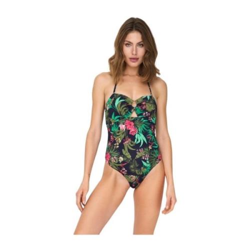 Juliette Bandeau Badpak Only , Multicolor , Dames