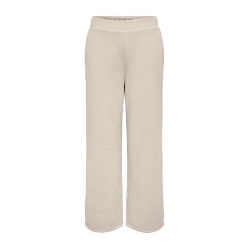 Wijde broek voor vrouwen Only , Beige , Dames